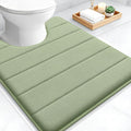 OLANLY Memory Foam Toilet Rugs U Shaped 24x20, Super Soft Absorbent Contour by OLANLY