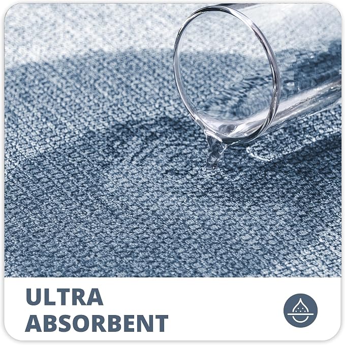 Bosap Bath Mat, Ultra Thin Bathroom Runner Rugs, Large Bath Mats - Image 3