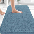 OLANLY Bathroom Rugs 30x18, Extra Soft Absorbent Chenille Bath Rugs, Rubber by OLANLY