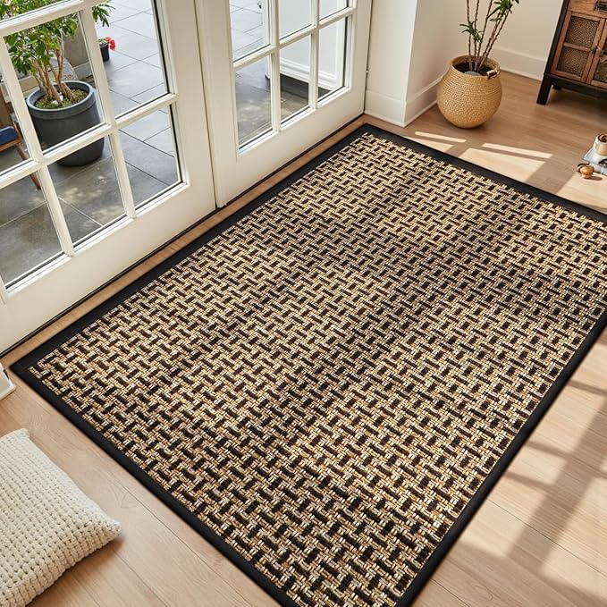 LEKEEPGO Door Mat Indoor Entrance 36"x59", Absorbent Indoor Door Mat Large by LEKEEPGO