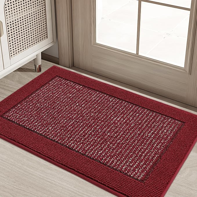 BEQHAUSE Indoor Door Mat 20" x 32", Dirt Trapper Door Mats Non-Slip Entryway by BEQHAUSE