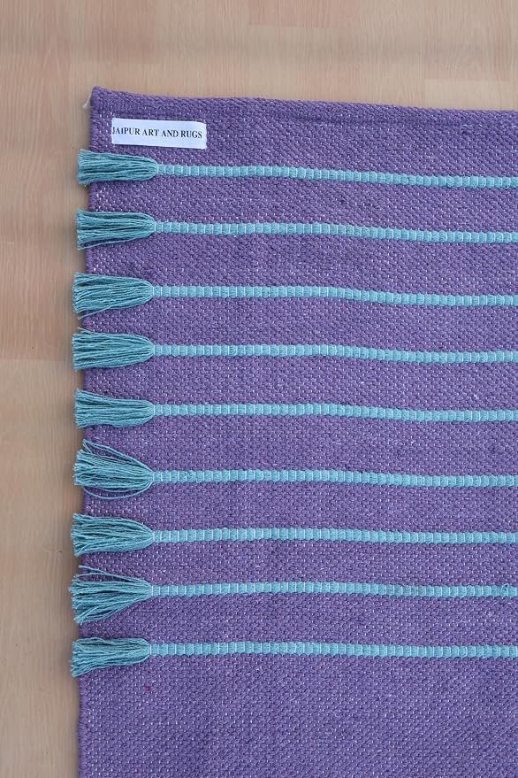Jaipur art & Rugs Organic Cotton Yoga Mat - Image 4