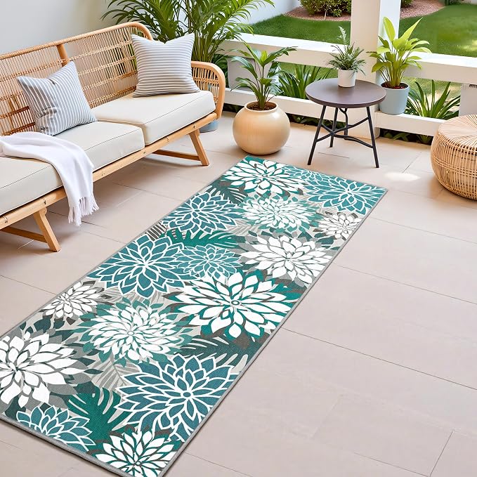Colorful 2x6 Washable Runner Rug by ArenaRug