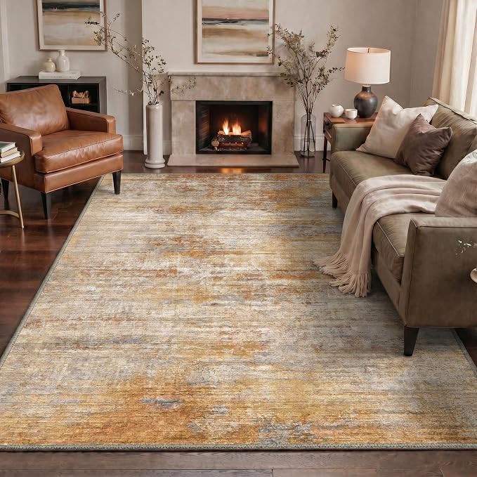 BEIMO Area Rugs 10x14 for Living Room Bedroom, Modern Abstract Machine Washable - Image 3