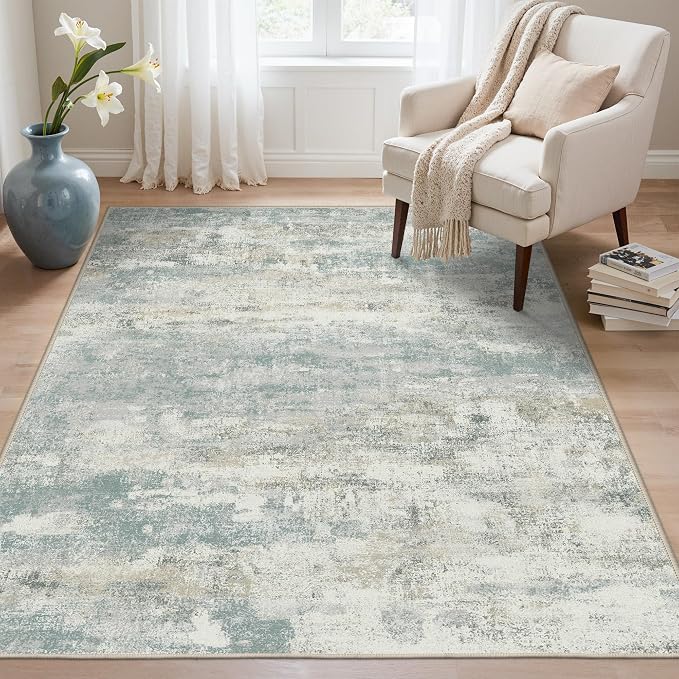 BEIMO Area Rugs 5x7 for Living Room Bedroom, Modern Abstract Machine Washable by BEIMO