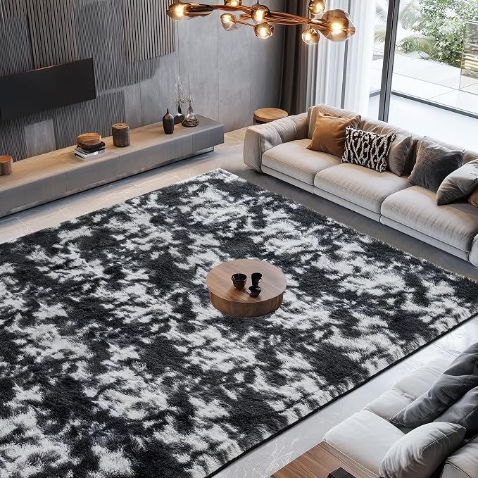 Litanika 9x12 Fluffy Shag Faux Fur Area Rug - Image 5