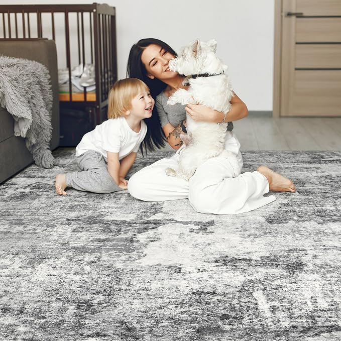 DMOYEST 10x14 Area Rug for Living Room, Washable & Non Slip Large Indoor Carpet - Image 6