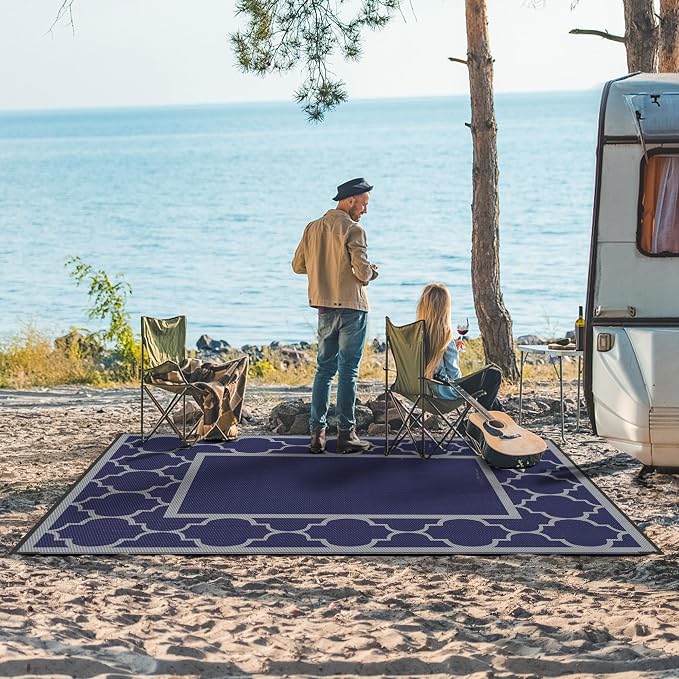 GENIMO 6' x 9' Outdoor Rug Waterproof - Image 3
