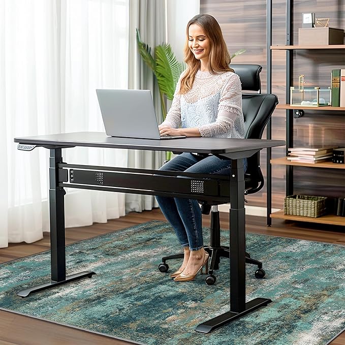 36"x48" Office Chair Mat for Hardwood Tile Floor, Under Desk Carpet Protector - Image 2