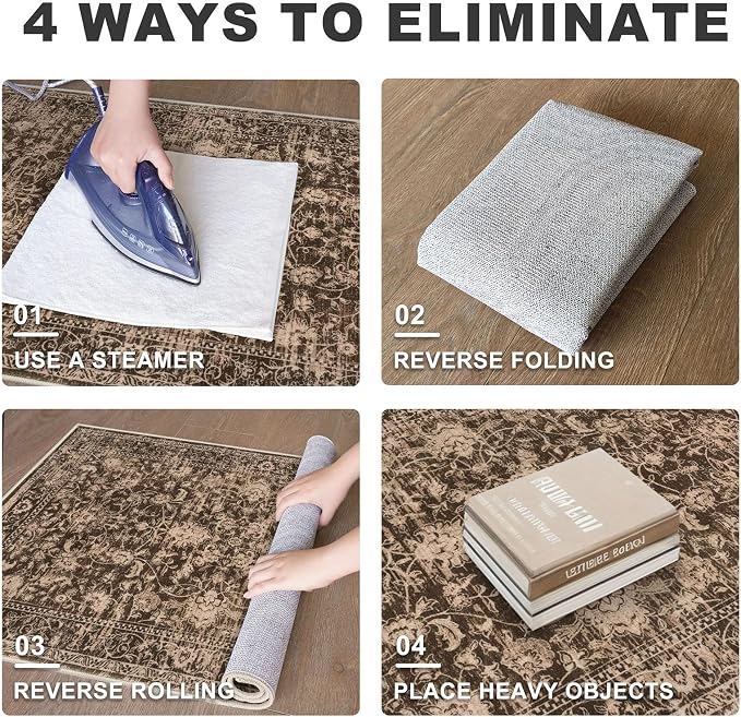 KILOCOCO Area Rug 3x5 Washable Rug - Image 8