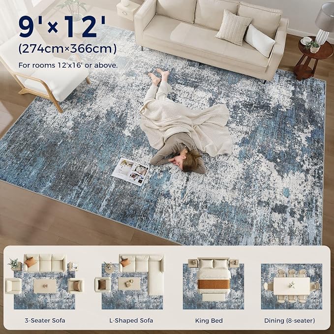 DMOYEST Area Rug Living Room Rugs - Image 6