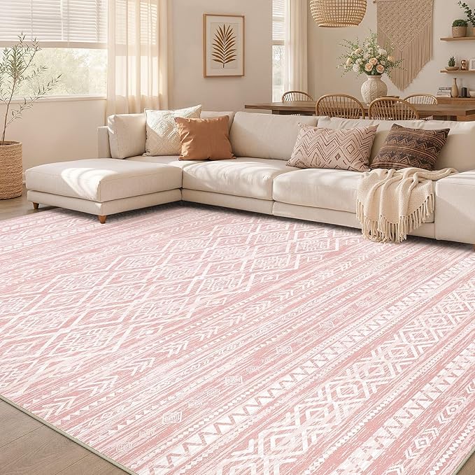 Nakagishi Area Rug Living Room Rugs: 5x7 Large Soft Machine Washable Boho - Image 7
