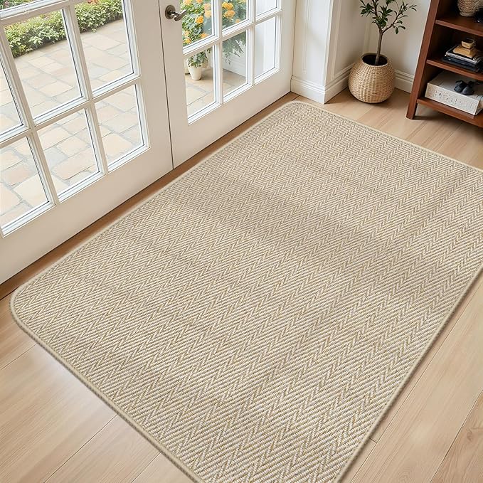 Ultra Thin Door Mat Indoor Entrance 36"x59", Low-Profile Indoor Door Mat by Unknown
