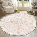 CAPALOCA Machine Washable Rugs Nursery Rug 6ft Cute Girl Non Slip Low Pile by CAPALOCA