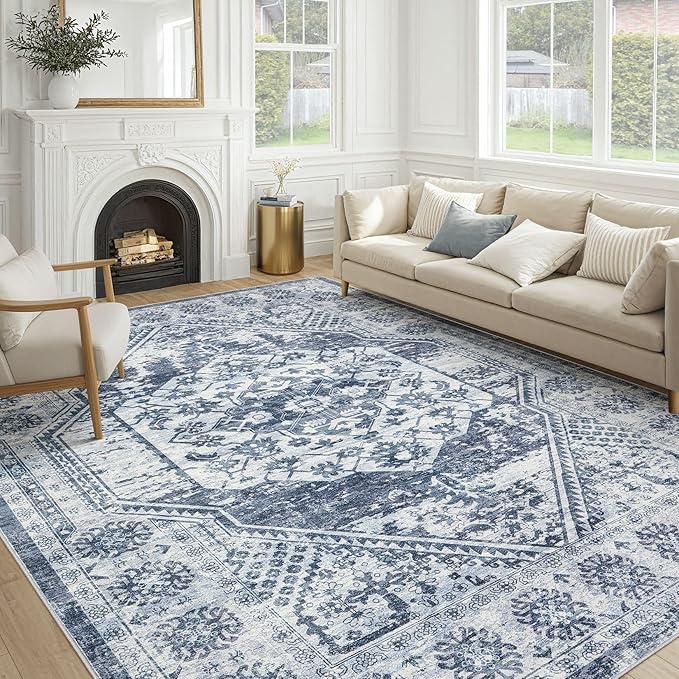 Vintage Living Room Area Rug 8x10 by COTILED