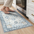 GENIMO Kitchen Rugs Non Slip Washable, Kitchen Mats by GENIMO