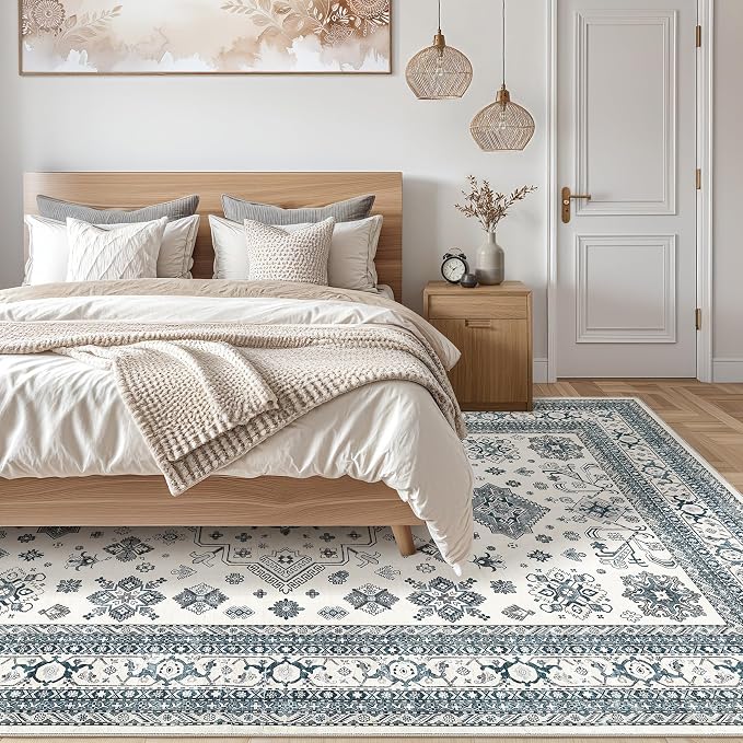 Vintage Living Room Area Rug 6x9 - Image 6
