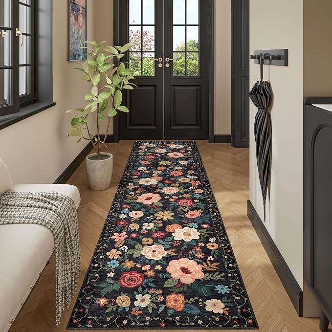 DUKINO 3x8 Runner Rug, Washable Rug - Image 8