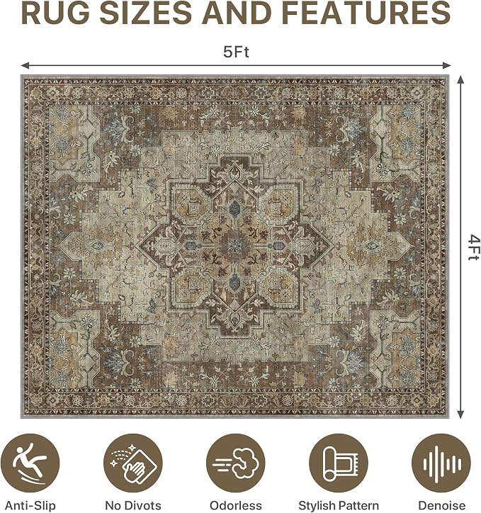 48"x60" Office Chair Mat for Hardwood Tile Floor, Under Desk Carpet Protector - Image 9