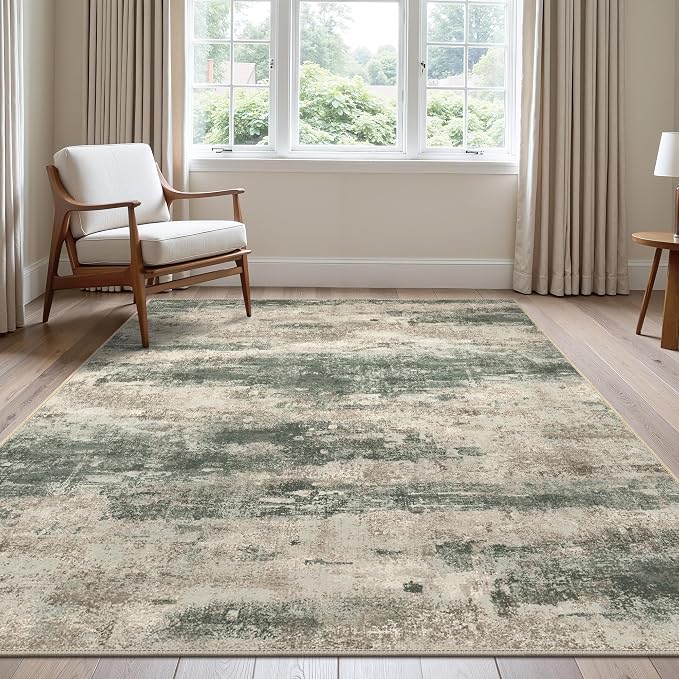 BEIMO Area Rugs 5x8 for Living Room Bedroom, Modern Abstract Machine Washable - Image 2