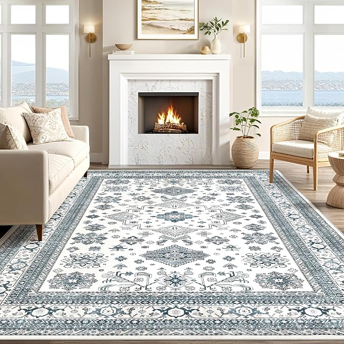 Vintage Living Room Area Rug 8x10 - Image 5