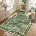 Jungle Animal Print 3x5 Washable Rug by Garvee