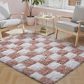 PureCozy Checkered Rug 3x5 for Playroom by PureCozy