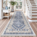 zesthome 3x12 Runner Rug for Hallway, Non-Slip Long Bathroom Rugs Runner for by Zesthome