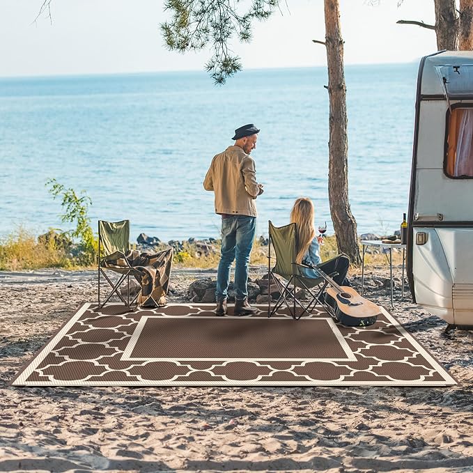 GENIMO 6' x 9' Outdoor Rug Waterproof - Image 3