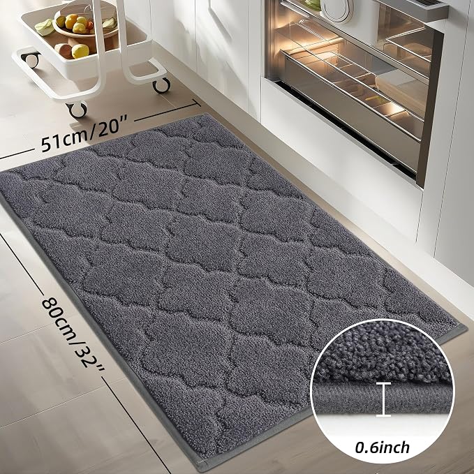 COSY HOMEER Kitchen Rugs Washable Non Slip Kitchen Mats - Image 2