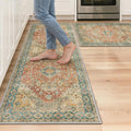 GENIMO Kitchen Rugs Non Slip Washable, Cushioned Standing Mat, Kitchen Runner by GENIMO