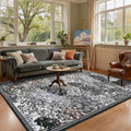 GarveeHome Forest Rugs 6x9, Botanical Low Pile Non Slip Stain Resistance by GarveeHome