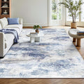 5x7 Area Rugs, Abstract Morden Soft Washable Rug, Non-Slip Low Pile Rugs by Yarooge