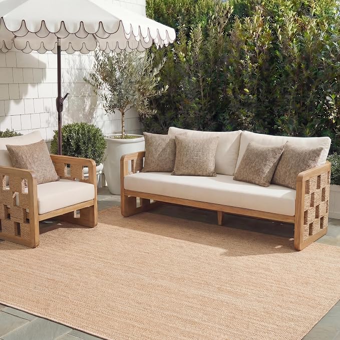 SAFAVIEH Outdoor Area Rug 8x11 by Unknown