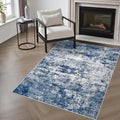 Washable Area Rug 3x5 Entryway Rug: Washable Modern Abstract Soft Thin Rug by FXRHLP