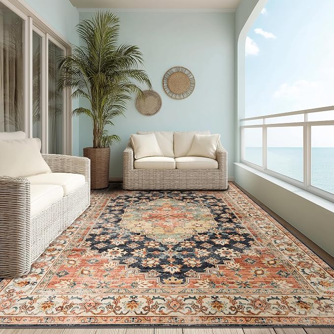 Ruaruarug Washable Area Rug 9x12 - Image 8
