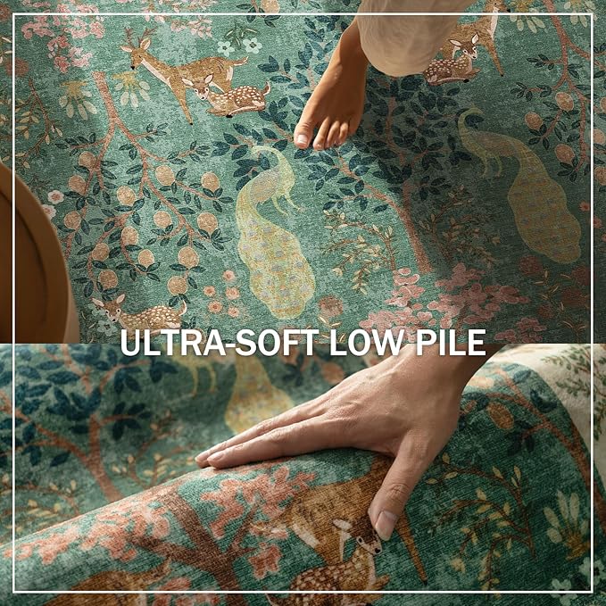2x3 Washable Throw Rugs for Entryway: Small Area Rug Door Mat Indoor Entrance - Image 5