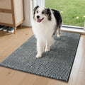 Bedsure Dog Door Mat for Muddy Paws, High-Low Absorbent Chenille Indoor by Unknown