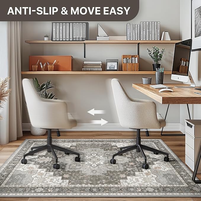 36"x60" Office Chair Mat for Hardwood Tile Floor, Under Desk Carpet Protector - Image 5