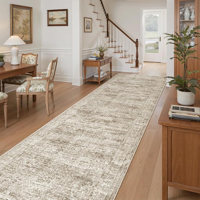 Soalmost Runner Rug 3x10 Washable Non-Slip Hallway Runner Rugs - Image 2