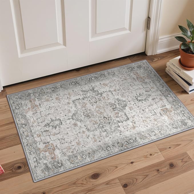 GENIMO Kitchen Rugs Non Slip Washable, 2’x3’ Entry Rugs Door Mat, Kitchen Mats by GENIMO