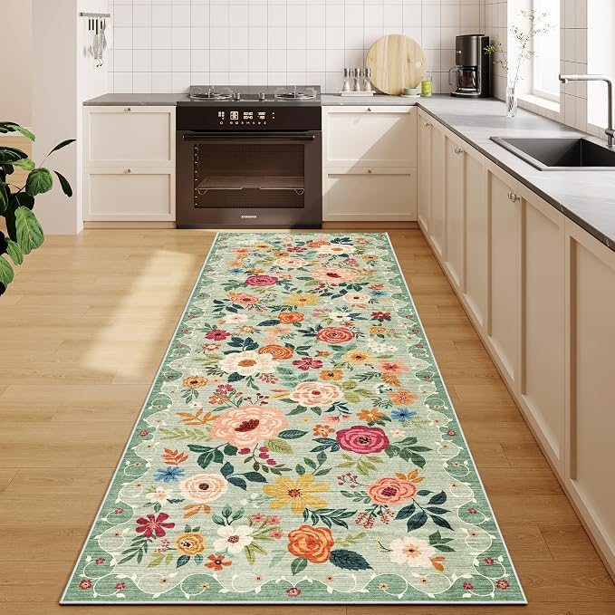 DUKINO 2.6x8 Kitchen Runner Rug by DUKINO