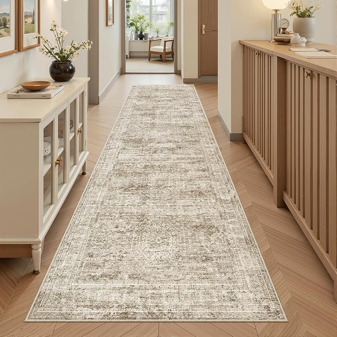 Soalmost Washable Runner Rug by Soalmost