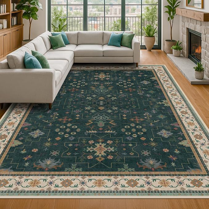Hazo Haus Vintage 8x12 Large Area Rugs - Image 6