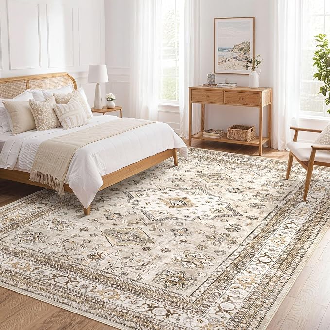 Vintage Living Room Area Rug 5x7 - Image 9