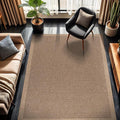 CAMILSON Easy Jute Rug 6x9, Indoor Outdoor Natural Color Fiber Area Rugs by CAMILSONIndoorOutdoorAreaRugs
