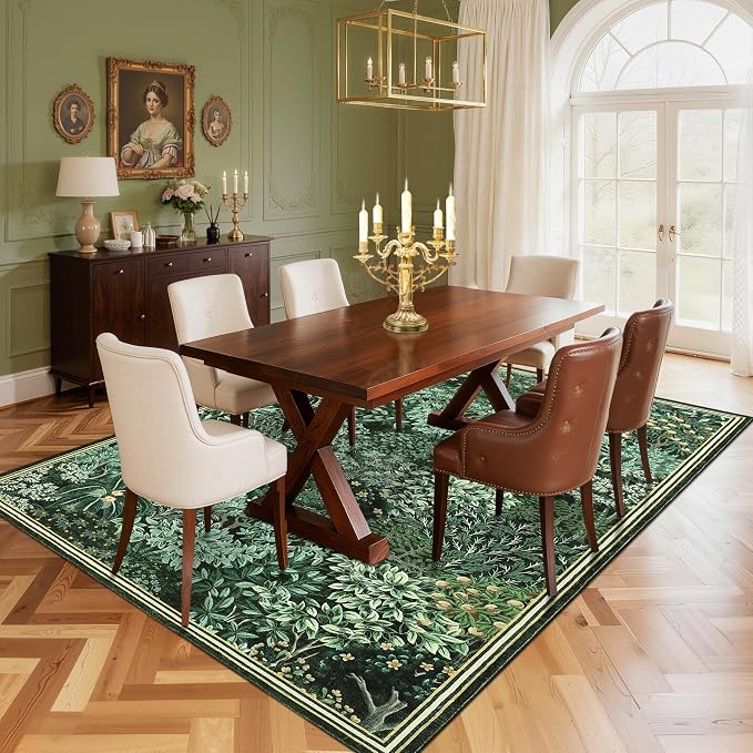 GarveeHome Forest Rug 9x12 Washable Area Rugs - Image 8
