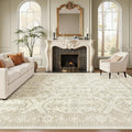 Soalmost 9x12 Area Rugs for Living Room, Non Slip Machine Washable Vintage Rugs by Soalmost