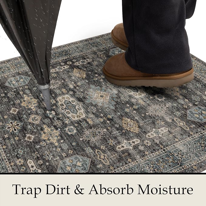 Ruaruarug Washable Area Rug Runner 2×6 - Image 8