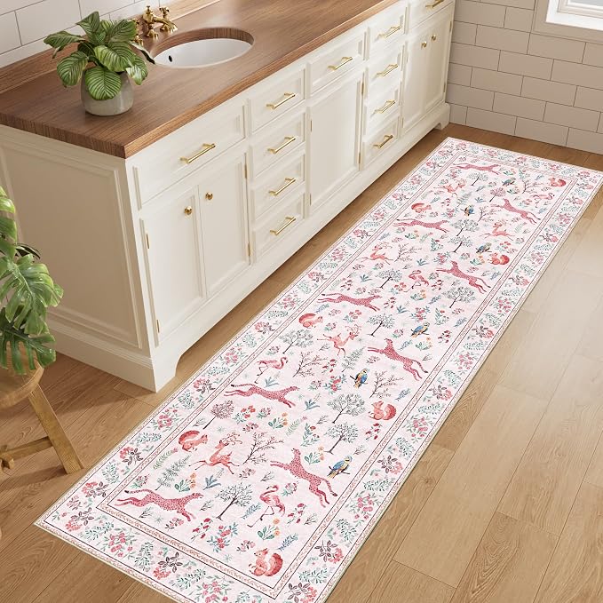 DUKINO 2x6 Rug for Hallway, Washable Kitchen Runner Rug - Image 3